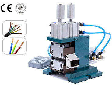 Cómo operar la máquina peladora de cables neumática vertical WPM-3F