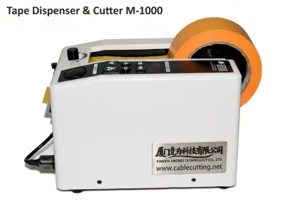 Cortador Automático de Cinta Eléctrica, Ancho 7-50mm M-1000 - Dispensador Automático de Cinta
