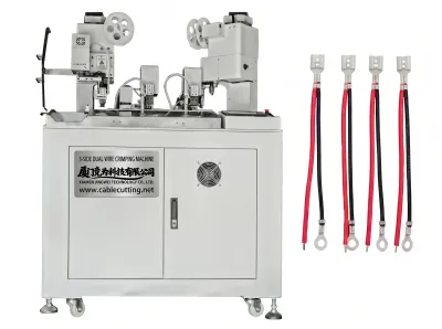Engarzadora Automática 3 Lados para Doble Cable WPM-038F