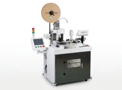 Máquina Automática de Corte, Pelado, Engarce y Estañado de 5 Cables WPM-109