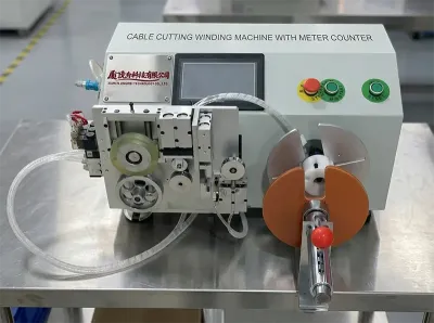 Máquina Semiautomática de Corte, Bobinado y Medición de Cable WPM-2009LC