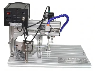 Máquina de Soldar Conectores USB Semiautomática 205H - Máquina de Soldadura Automática