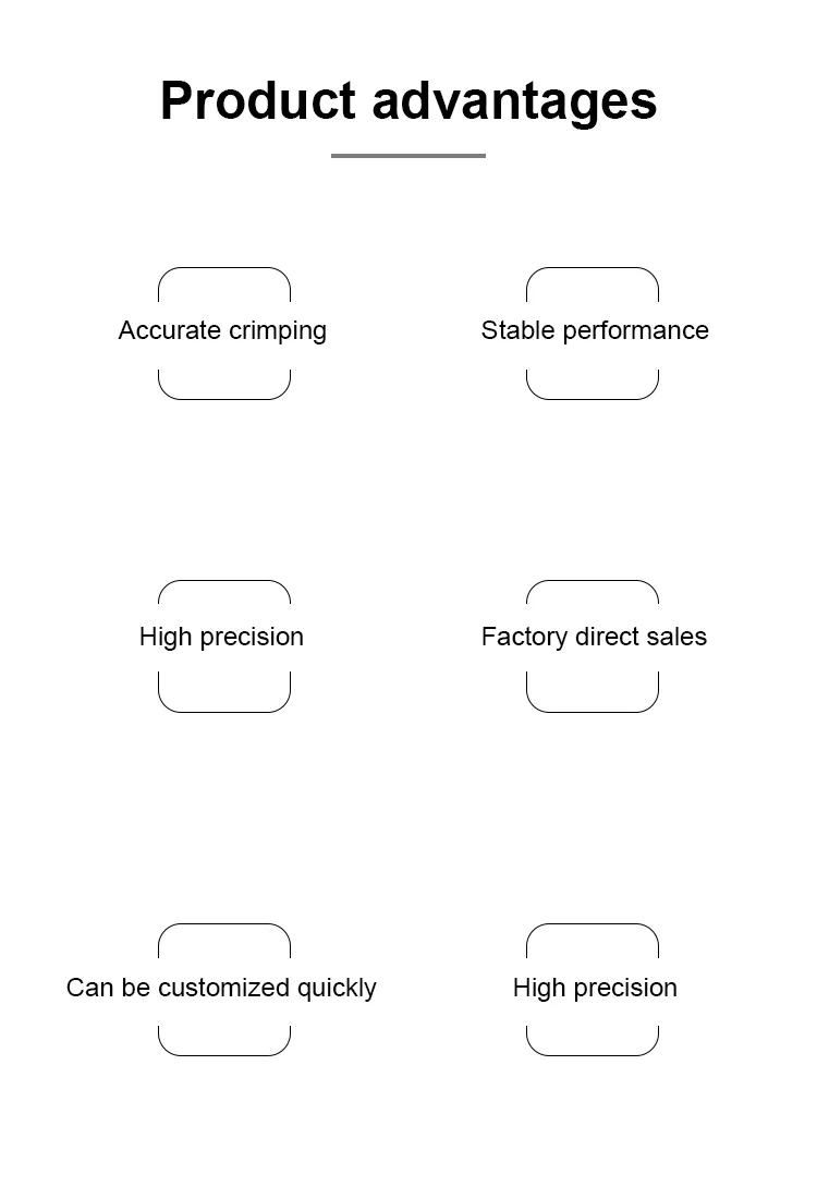  Molde de prensado personalizado, troquel de máquina prensadora de alambre, molde de seis lados, cambio para la máquina terminal 