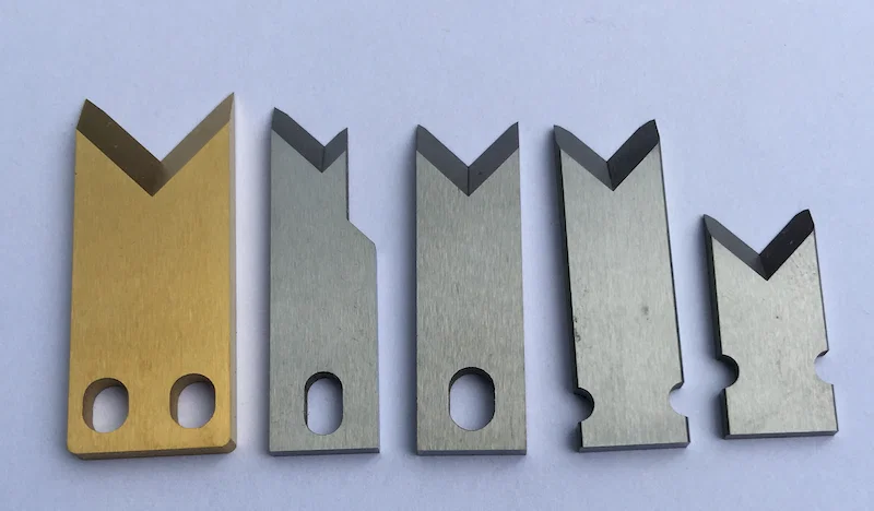 Cuchillas duraderas de la serie Komax, cuchillas de otras series, cuchillas pelacables