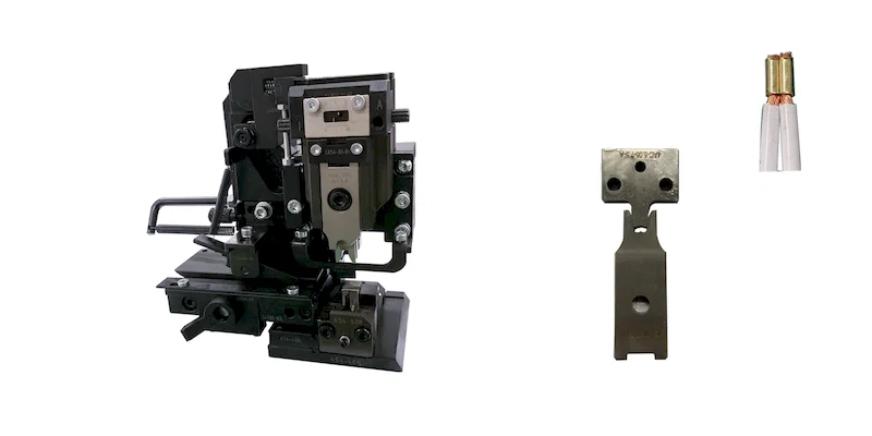 Terminal crimping machine blade, OTP applicator