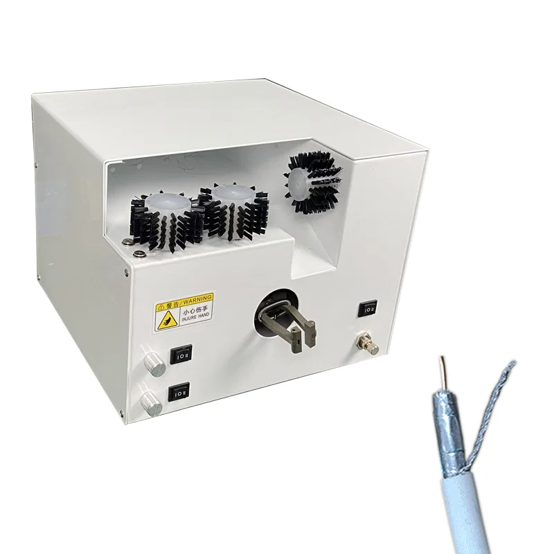Máquina de cable de par trenzado de múltiples núcleos, máquina divisora de alambre blindada, cepillo de alambre blindado y máquina de torsión, máquina de cepillado y torsión de alambre trenzado, cepillado de arnés de cables y máquina de alambre trenzado 