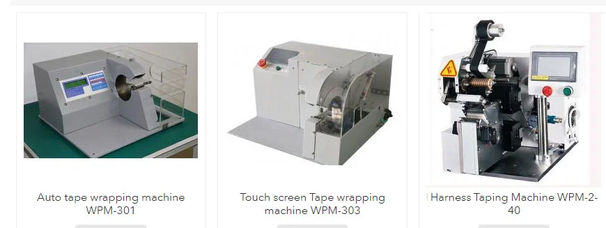 Fabricante Profesional de Máquina de Envoltura con Cinta para Arneses de Cable