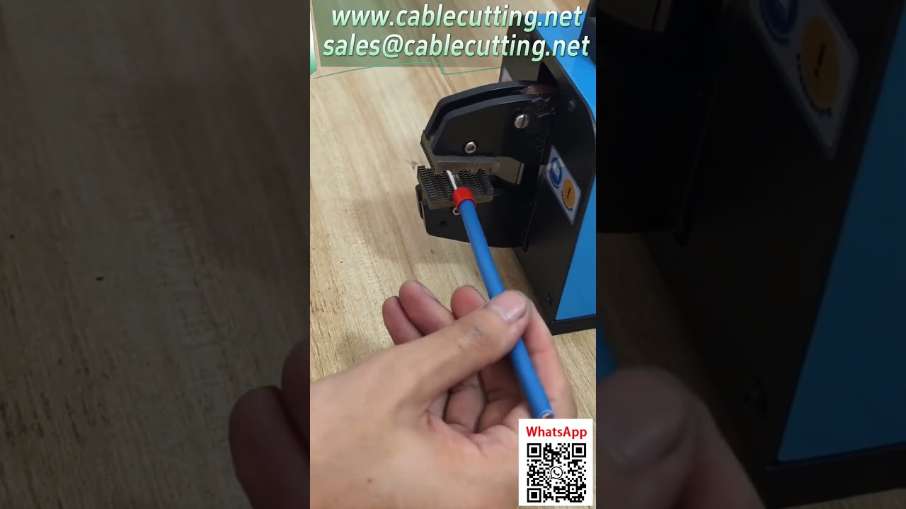 Máquina de crimpado neumática para terminales tubulares 10/16/25 mm² | Matrices intercambiables