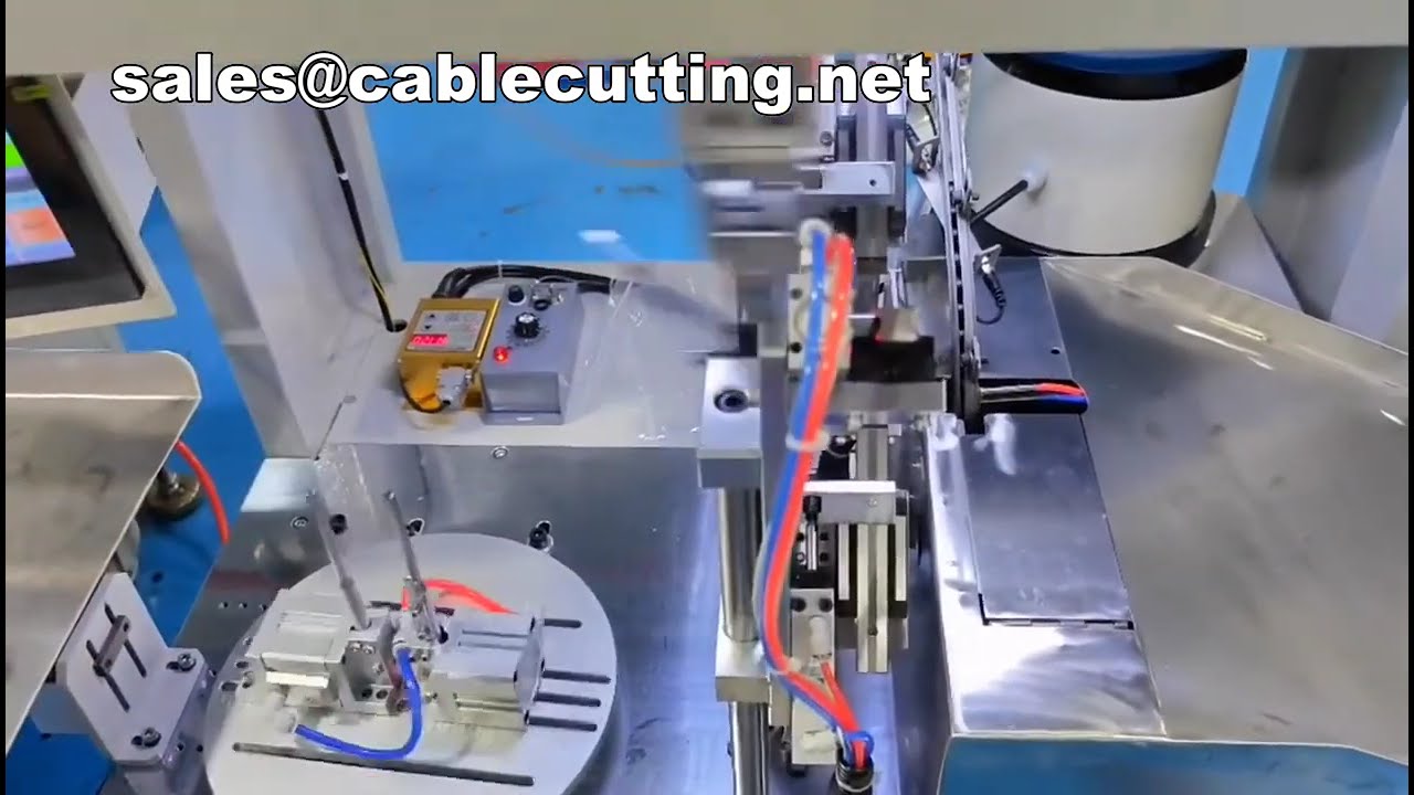 Máquina Automática para Insertar Anillos de Silicona y Atar Cables