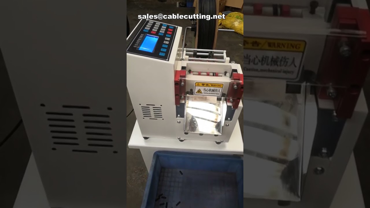 Máquina Cortadora de Tubos Termorretráctiles | Corte Preciso y Eficiente