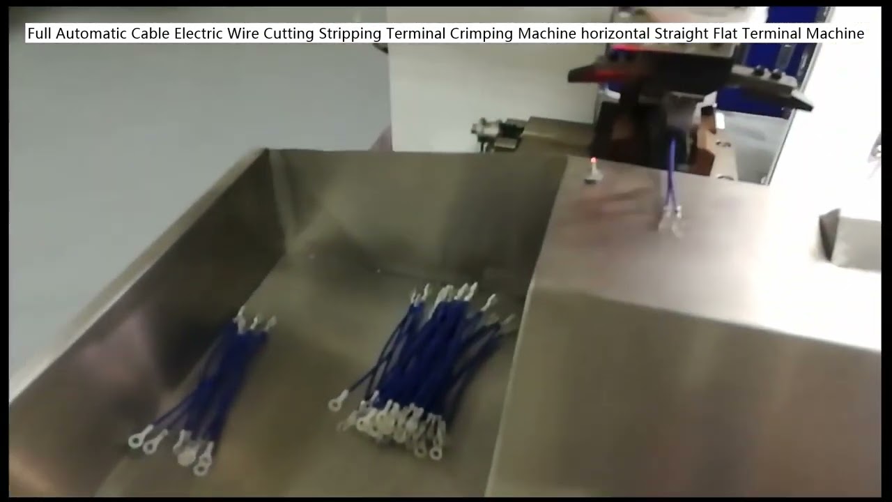 Máquina Automática de Corte, Pelado y Crimpado de Terminales para Cables Eléctricos