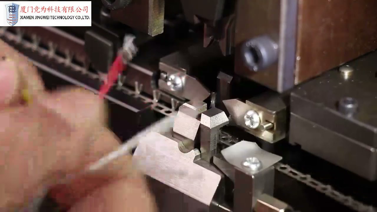 Máquina Peladora y Crimpadora de Cables Automática | Equipo Industrial de Alta Precisión
