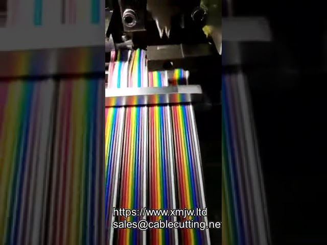 Máquina semiautomática de pelado y crimpado de cables planos 3 20p - Para cables de 20 a 40 pines