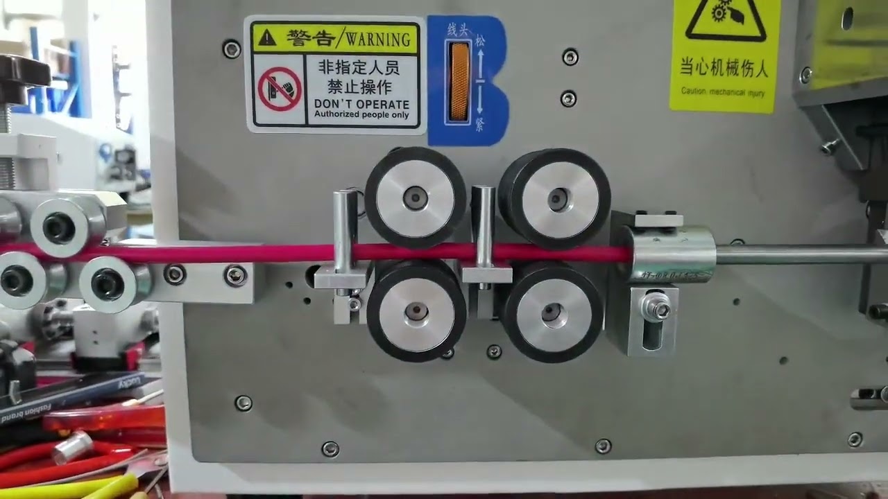Máquina Peladora de Cables Cuadrados Grandes con Corte Automático