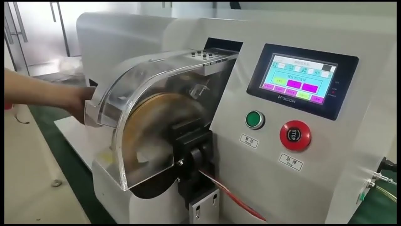 Máquina Automática de Trenzado de Arneses Eléctricos - Enrollado de Cables PVC y Cinta para Armaduras