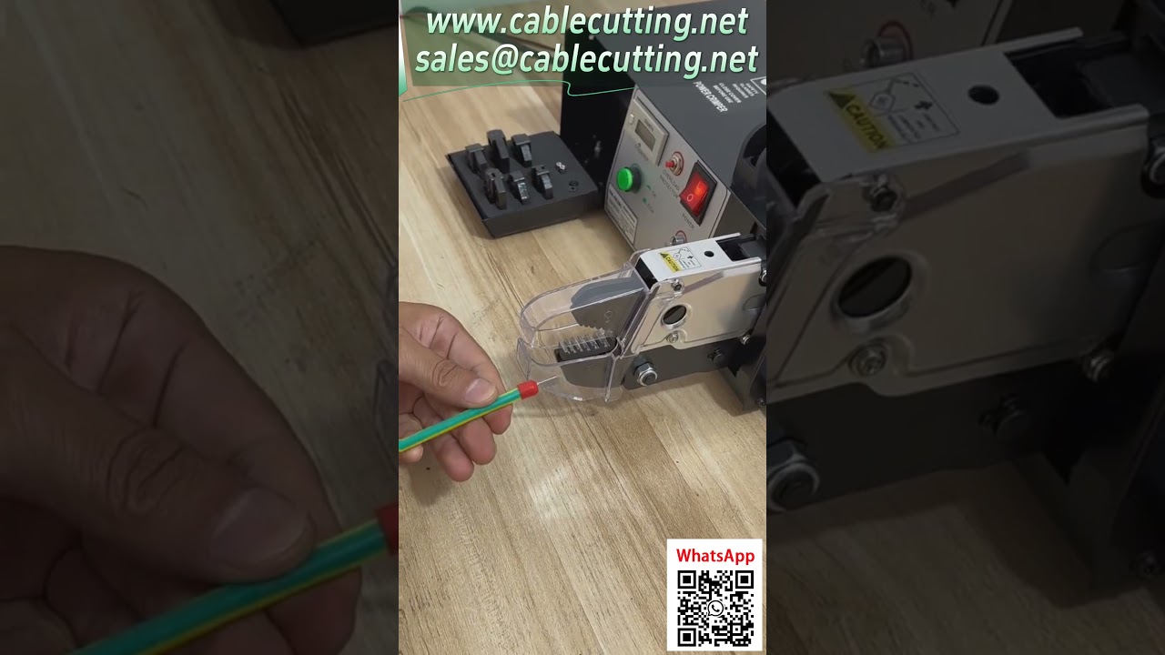 Máquina de Crimpado de Terminales Eléctrica | Corte + Pelado + Crimpado Integrado, Enchúfala y Úsala #Automatización