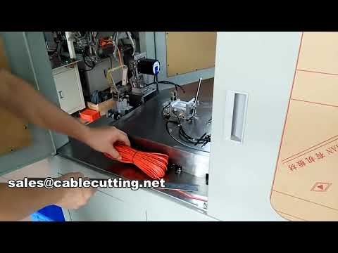 Máquina automática para pelar, cortar, enrollar y atar cables WPM-B1L