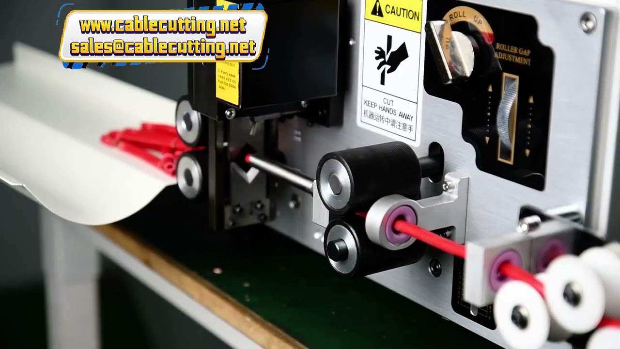 Máquina Peladora y Cortadora de Cables para Arneses Eléctricos hasta 10mm² con Cuchilla de Precisión