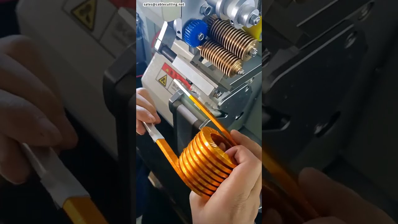 Máquina de Encintado por Puntos para Arneses de Cables | Equipo de Automatización Industrial #máquina #fábrica #cnc