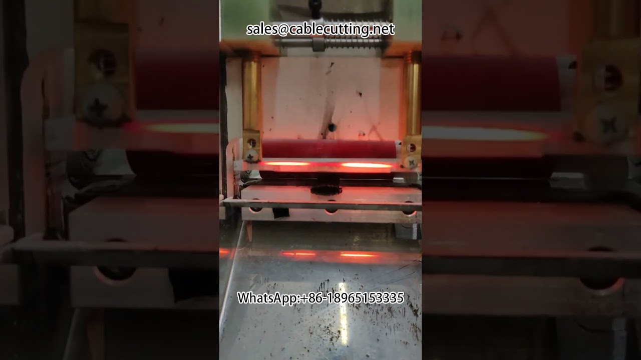 Máquina cortadora de tubos de nailon y peladora de tubos trenzados | Alta precisión