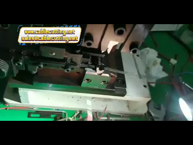Máquina de crimpado de terminales eléctricos 2T con aplicador horizontal para terminales de alimentación lateral
