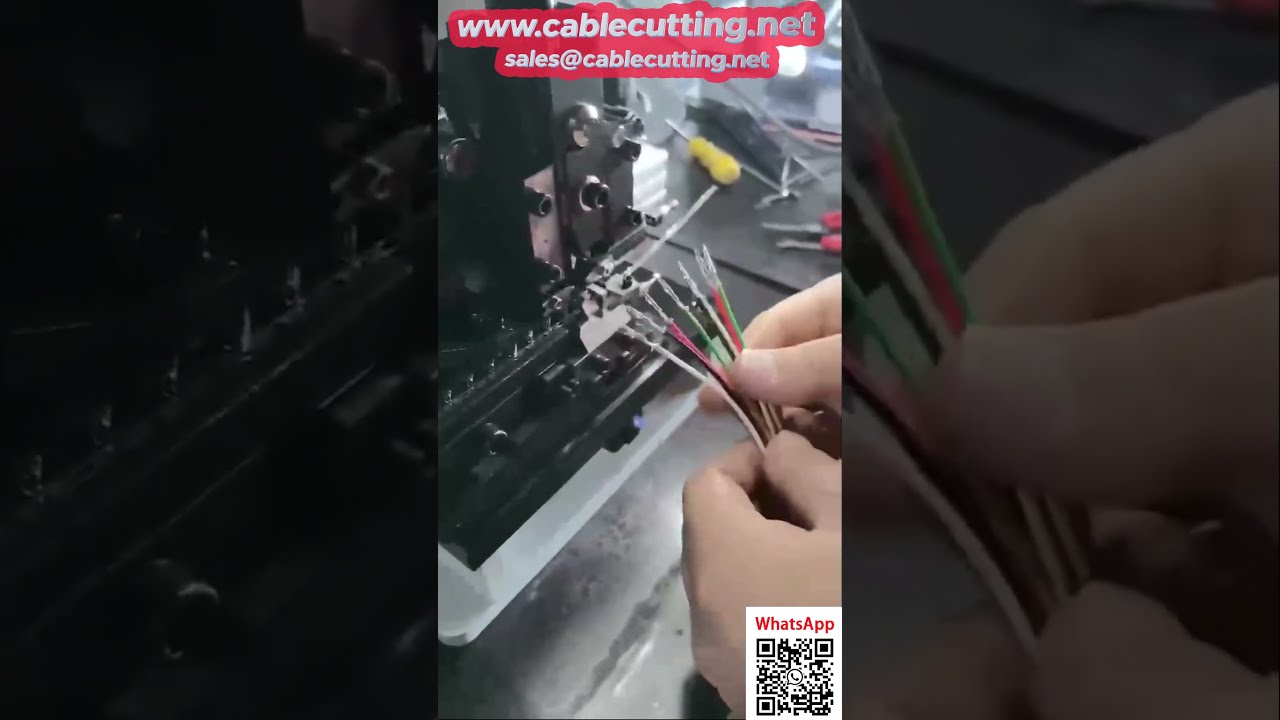 Máquina semiautomática todo en uno para pelar y crimpar cables con monitor de tonelaje | Alta precisión