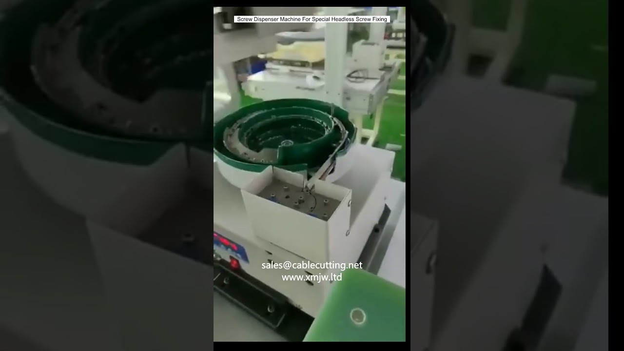 Máquina Dispensadora de Tornillos sin Cabeza para Fijación Especial