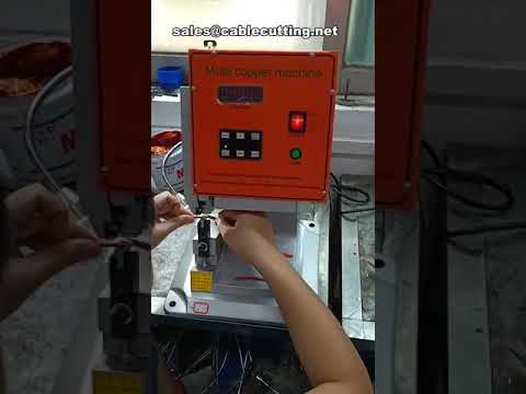 Máquina Silenciosa de Crimpado de Cinta de Cobre para Empalme de Cables y Unión de Cobre, Peladora de Alambre de Cobre