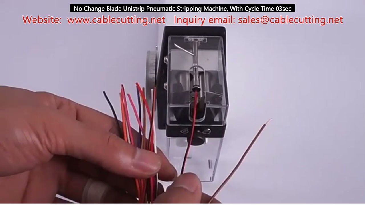 Máquina Peladora Neumática Unistrip sin Cambio de Cuchilla, con Tiempo de Ciclo de 3 Segundos