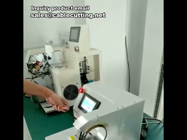 Máquina Envolvedora de Cinta para Arnés | Enrolladora de Cables de Arnés