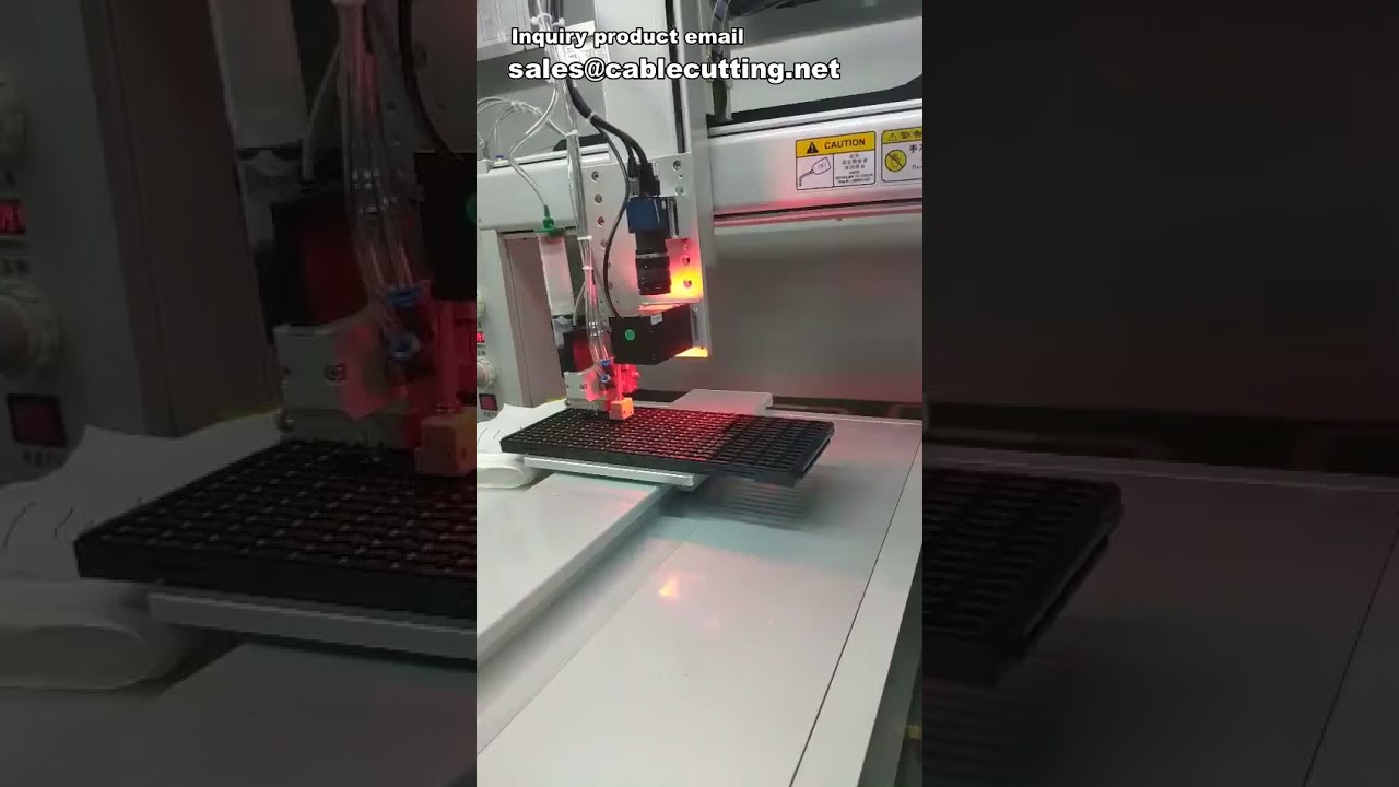 Dispensador de Pegamento Robótico con Visión | Máquina de Tres Ejes con Cámara para Dosificación Precisa