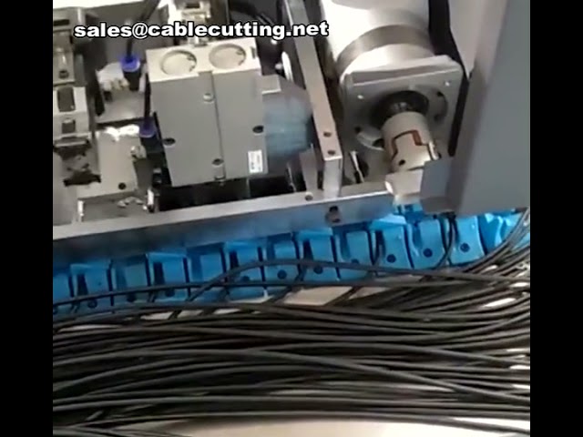 Máquina peladora y trenzadora de cables USB para arneses médicos e industriales