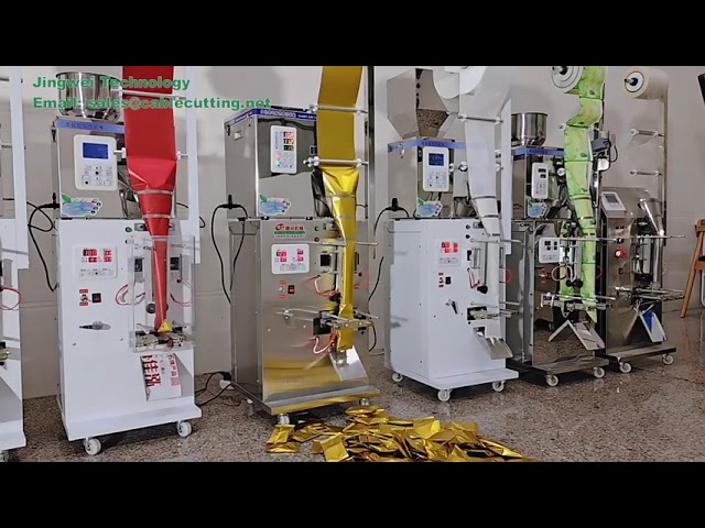 Máquina Envasadora Vertical Multifunción 3 en 1 VFFS para Polvo, Gránulos y Té