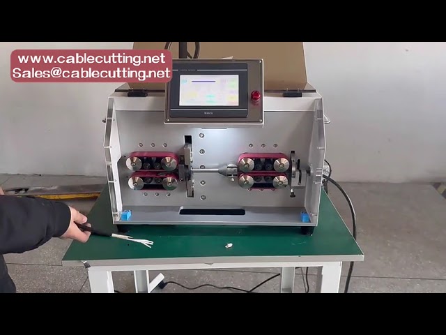 Máquina de Corte y Pelado de Cables de Cobre para Arneses - Pelacables Automático Industrial