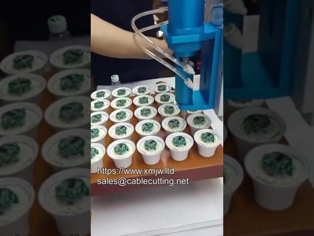 Robot Dosificador de Silicona de Gran Capacidad de Sobremesa | Máquina Automática de Aplicación de Pegamento