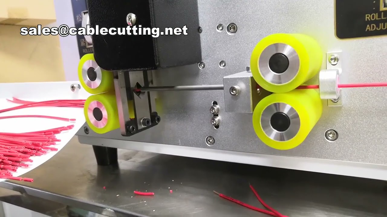 Máquina Pelacables con Ruedas de Acero y Caucho | Peladora y Cortadora Automática de Cables