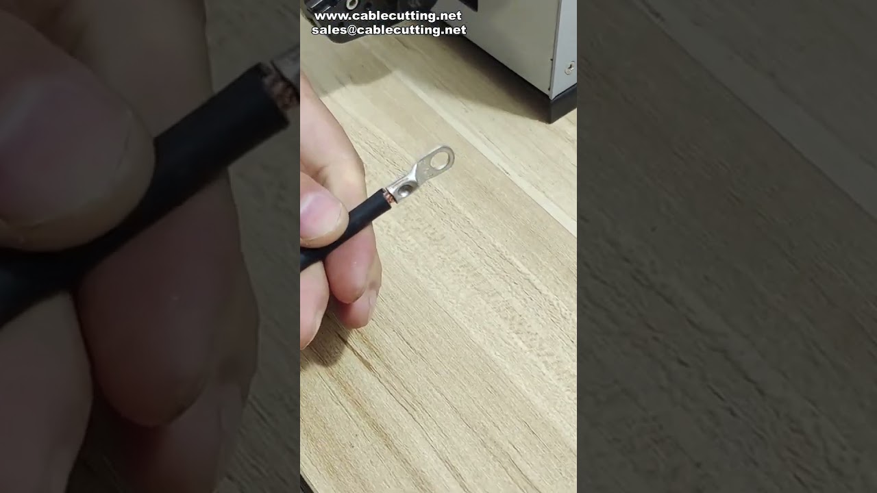 Bare Terminal Crimping Machine for a Beautiful Round Crimp