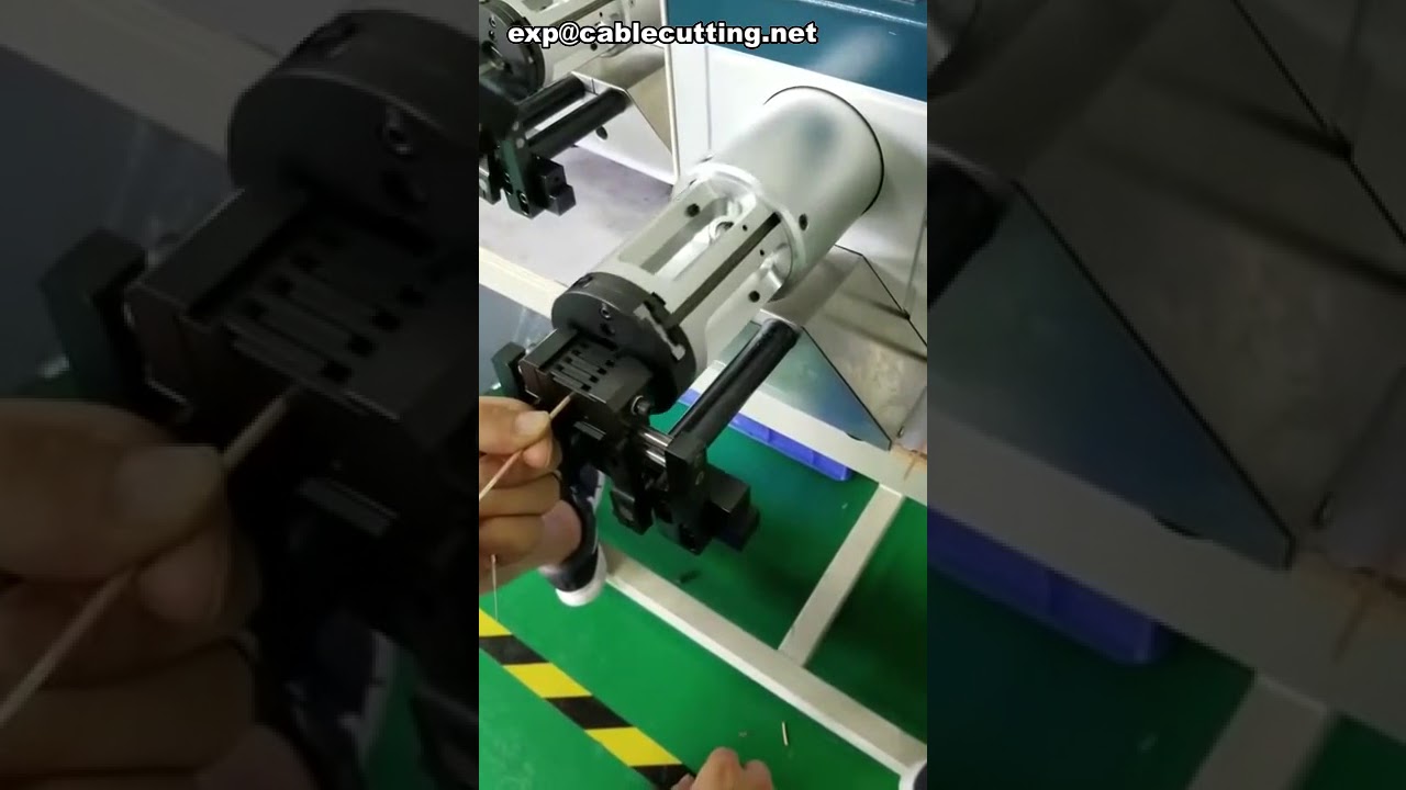 Máquina peladora de cable coaxial RG316 | Equipo automático para pelar cables coaxiales