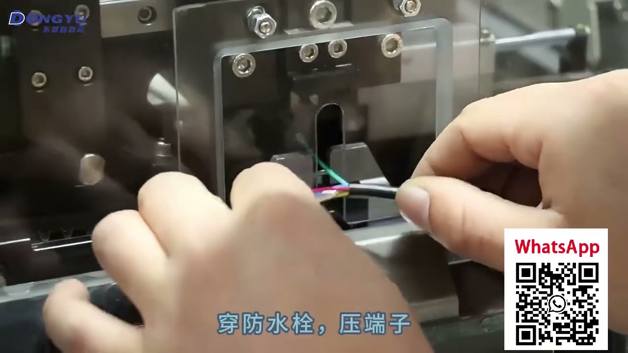 Máquina Automática de Inserción de Sellos Impermeables para Arneses de Cableado