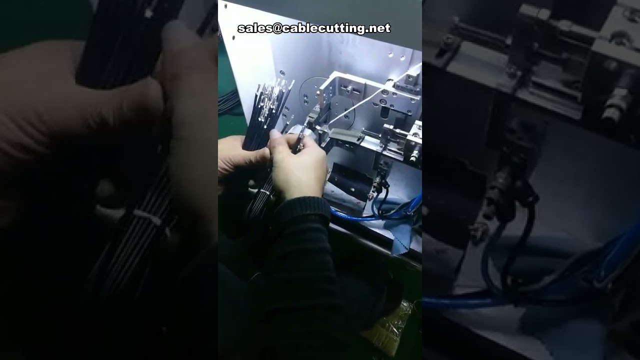 Máquina Automática para Envolver Cables con Cinta de Cobre