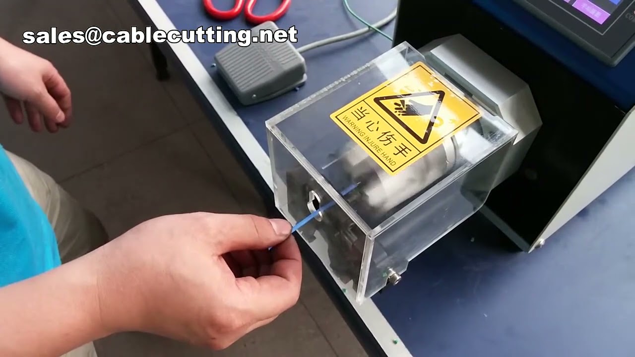 Máquina pelacables automática de alta velocidad para industria