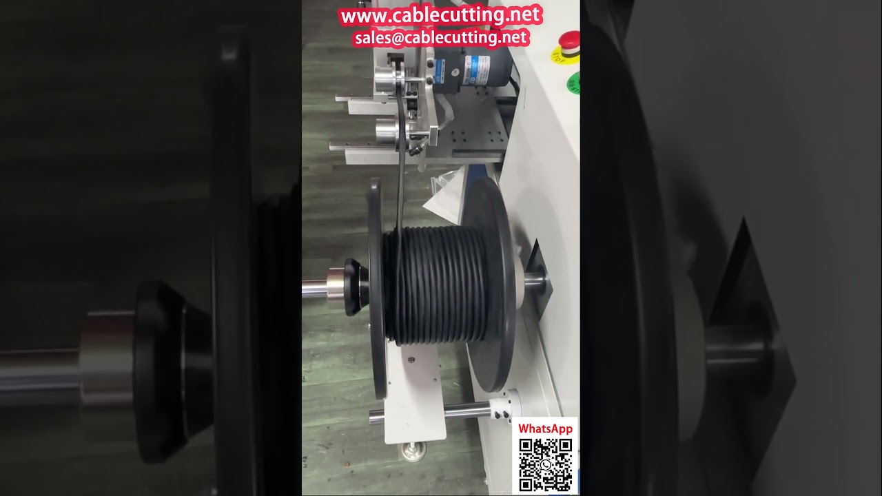 Máquina Enrolladora y Contadora para Cable Revestido | Compatible con Bobinas Plásticas y Huecas