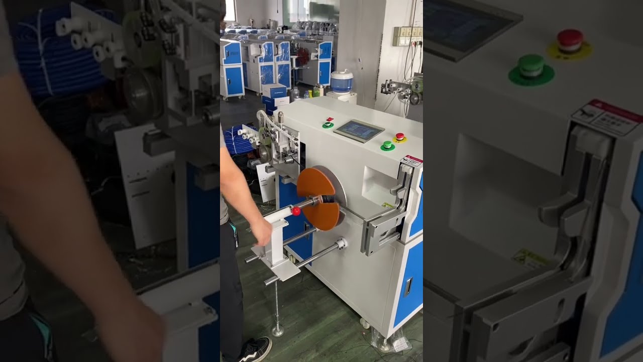 Máquina bobinadora de alambre potente y versátil: Medición precisa, clasificación ordenada y atado rápido