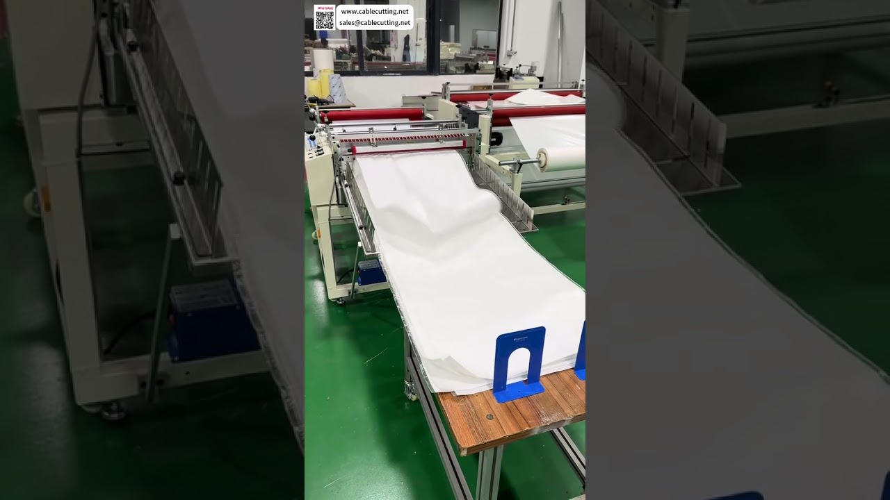 Máquina de corte para bolsas tejidas | Salida de láminas de 1 a 8 metros | Equipo de alta precisión