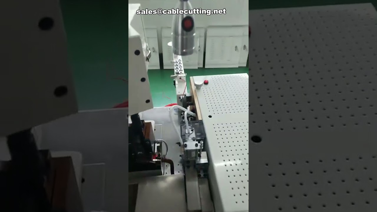 Máquina de Pelar, Cortar y Crimpar Cables de Alta Velocidad