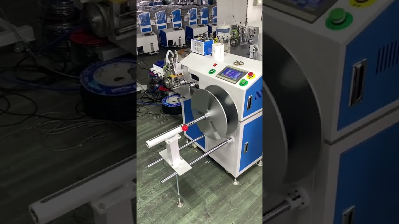 Máquina Automática para Bobinado, Corte Térmico y Atado de Cuerdas de Nylon de 6mm - Precisión y Eficiencia