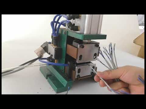 Máquina Peladora y Trenzadora de Cables Multiconductor - Procesamiento Automatizado