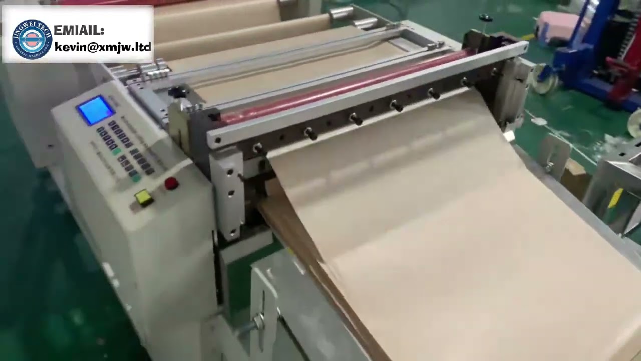 Máquina de Corte de Rollos de Película PVC, Espuma y Papel A4 | Cortadora Automática