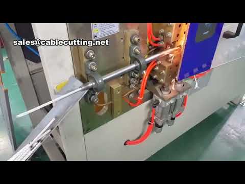 Máquina de fusión y corte de cables de acero con cabeza plana