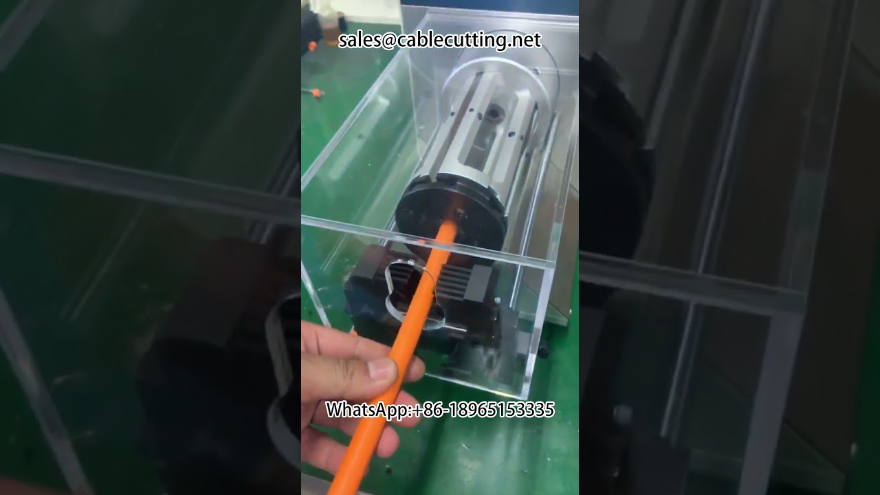 Automatic Coaxial Wire Stripping Machine for Factory Automation and Harness Processing